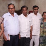 The editor with family Harish Jain, Ashok Jain, Kailash Jain, Dr. Sushil jain and Virender Jain at the book release function in Chandigarh
